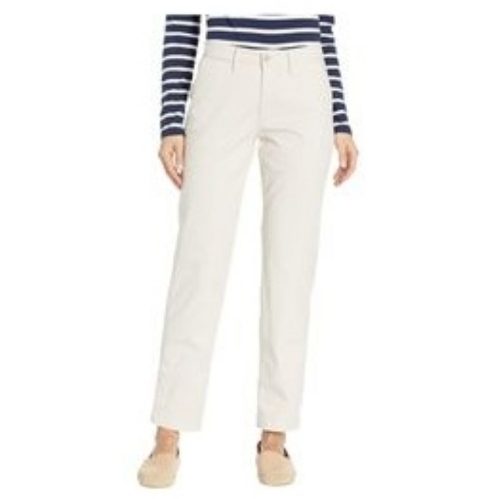New york Petite Twill Chino Khaki Pants